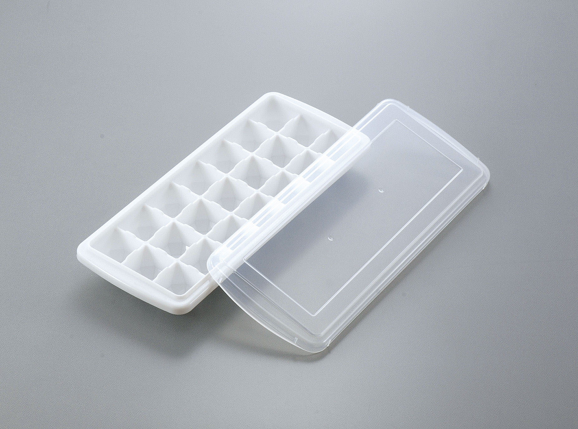 日本进口sanada制冰格子 冰格 21格制冰盒 带盖子冰块模具 冰块盒