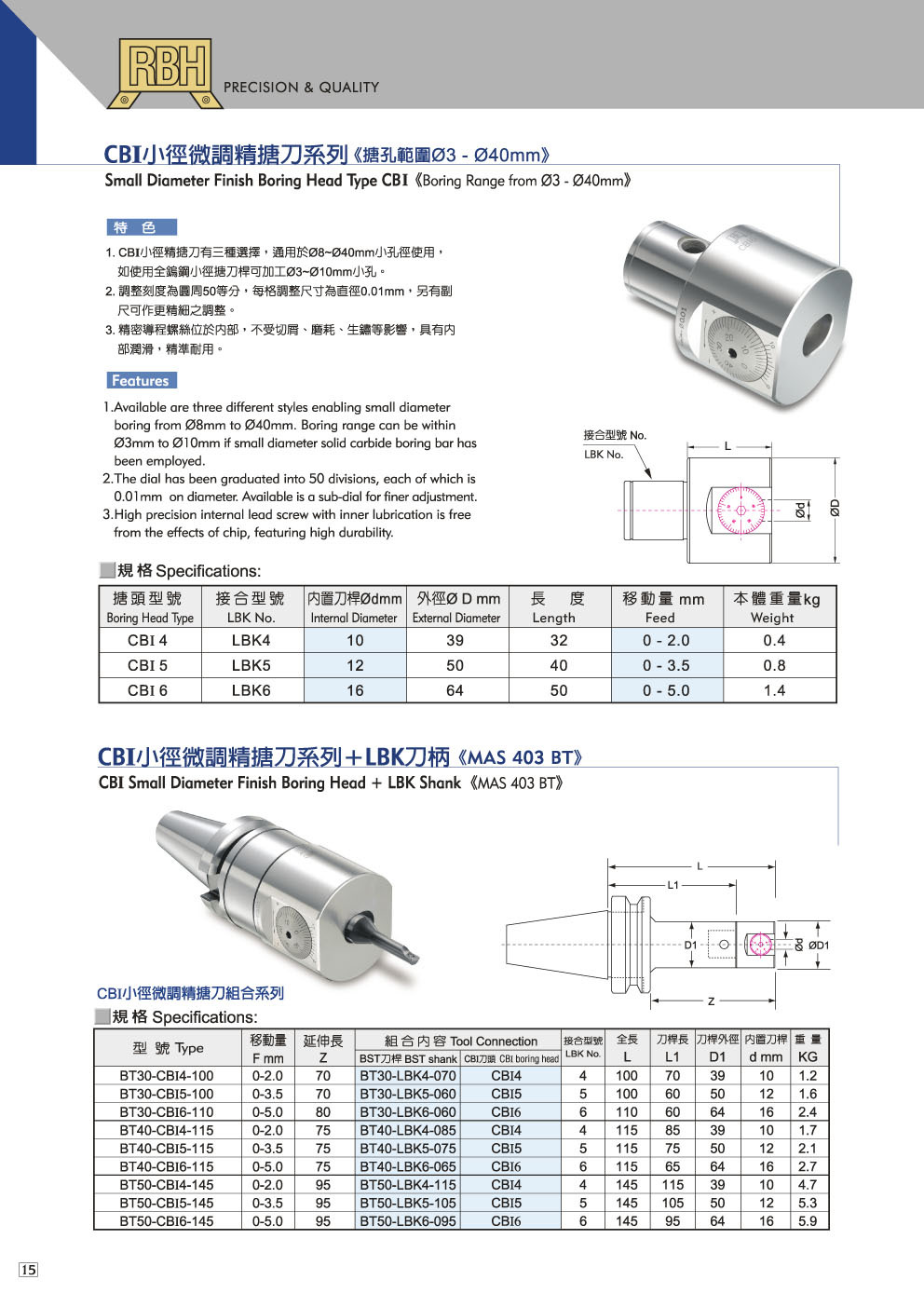 cbi小徑微調精鏜刀/lbk刀柄/小徑鏜刀捍bj系列/數控刀具