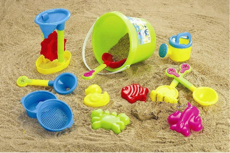 特大号沙滩玩具宝宝玩沙子挖沙工具 儿童沙滩玩具13套装 批发