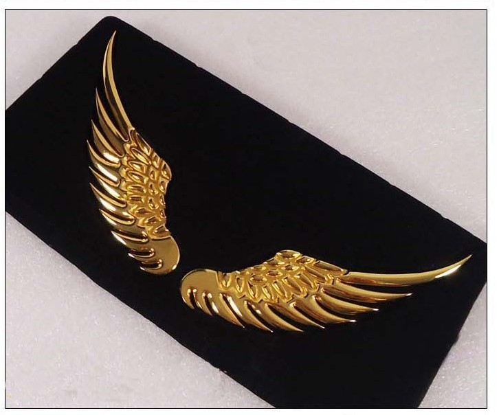 金属贴 大号 实心 老鹰翅膀贴 3d立体贴 个性车贴 汽车装饰贴