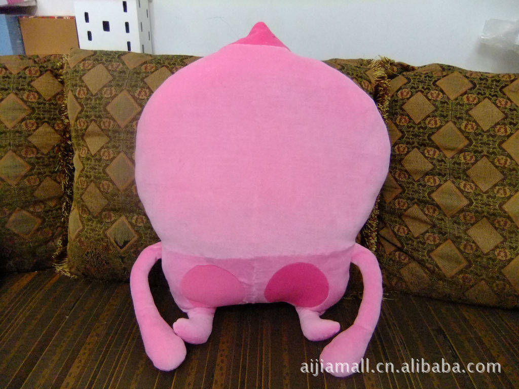 5个起批~日本正版农场精灵 屁桃君 桃子君 抱枕靠枕靠垫毛绒公仔