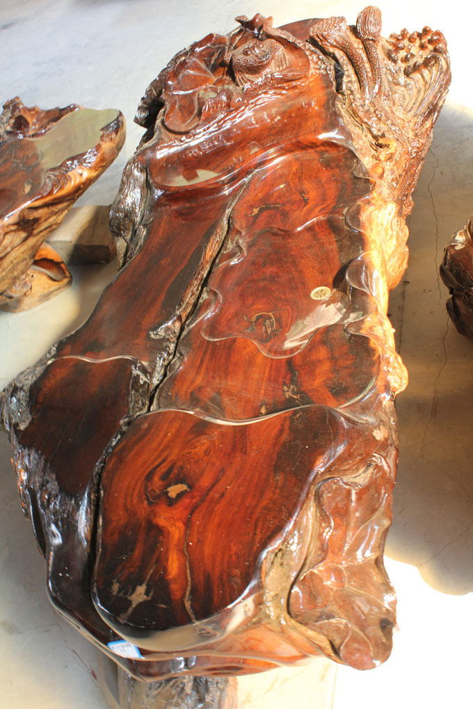 黑心木根雕7号|铁刀木|仕霖木业