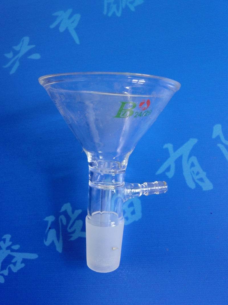 仪器仪表 实验室仪器及配套设备 瓶,斗类 厂家直销 三角抽滤漏斗 玻璃