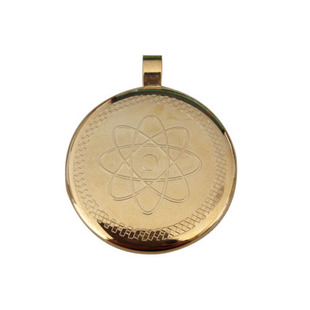 销售全镀金能量吊坠 防辐射能量挂饰 钛金负离子能量饰品