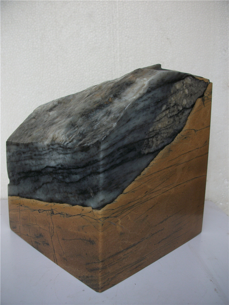 山东烟台精品鸡肝石印章 鸡肝石巧色 书画章15.