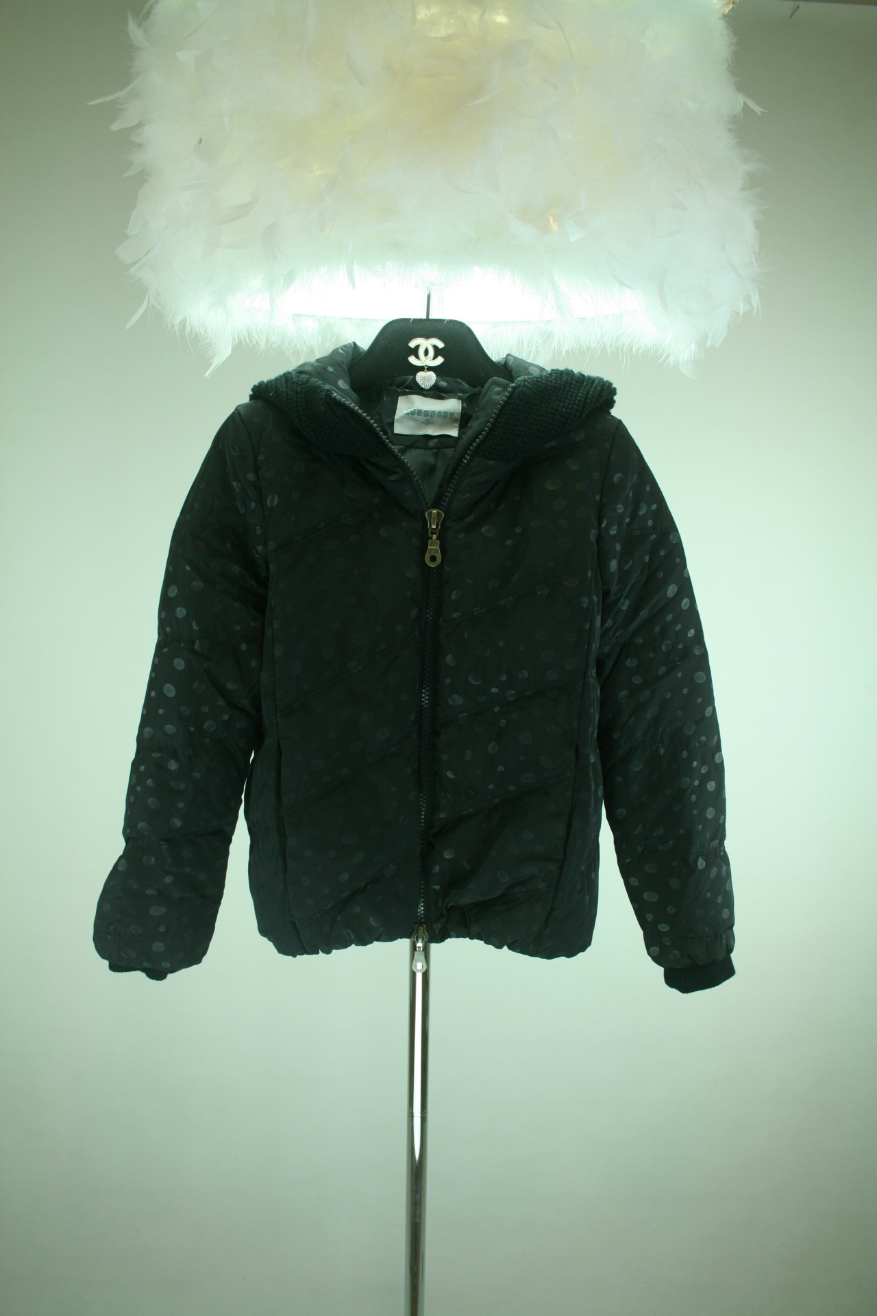 2013秋冬季新款 时尚黑色波.