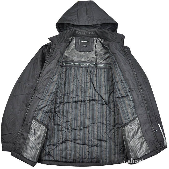 品牌狮龙共舞男款 棉衣男式中长款 2013新款时尚休闲棉服