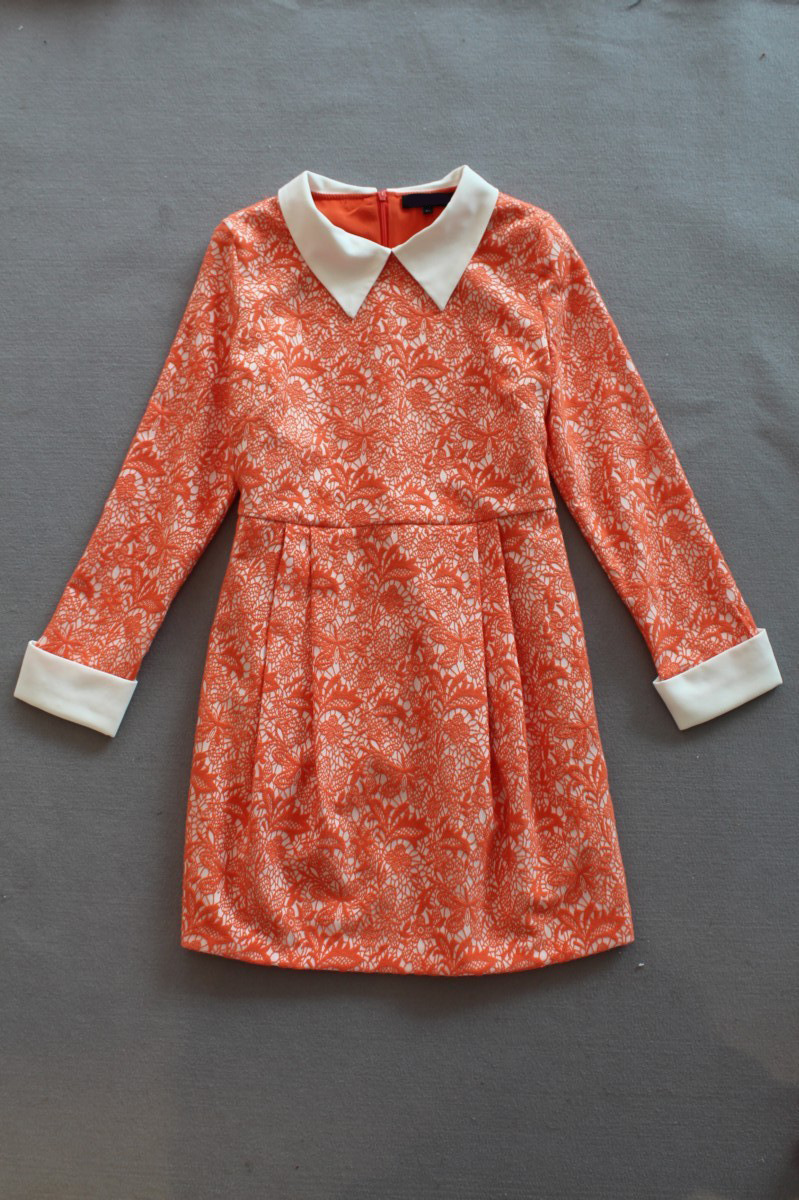 外贸服装欧美女装店原单尾货批发 蕾丝 收腰显瘦时尚连衣裙子