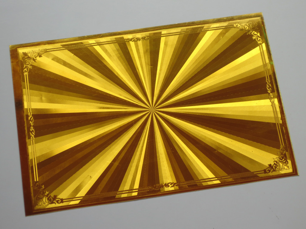 折光奖牌纸 磨砂奖牌纸 金银箔奖牌纸厂家批发