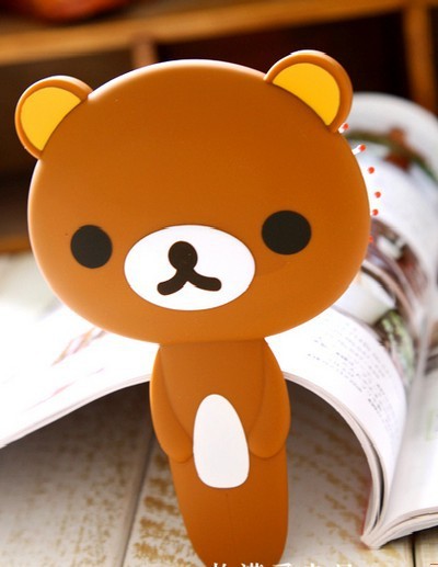rilakkuma 轻松熊气垫按摩梳子 立体化妆梳 便携梳子 负离子梳齿