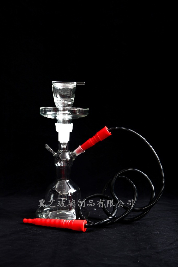 厂家直销新型玻璃水烟枪/阿拉伯玻璃水烟枪