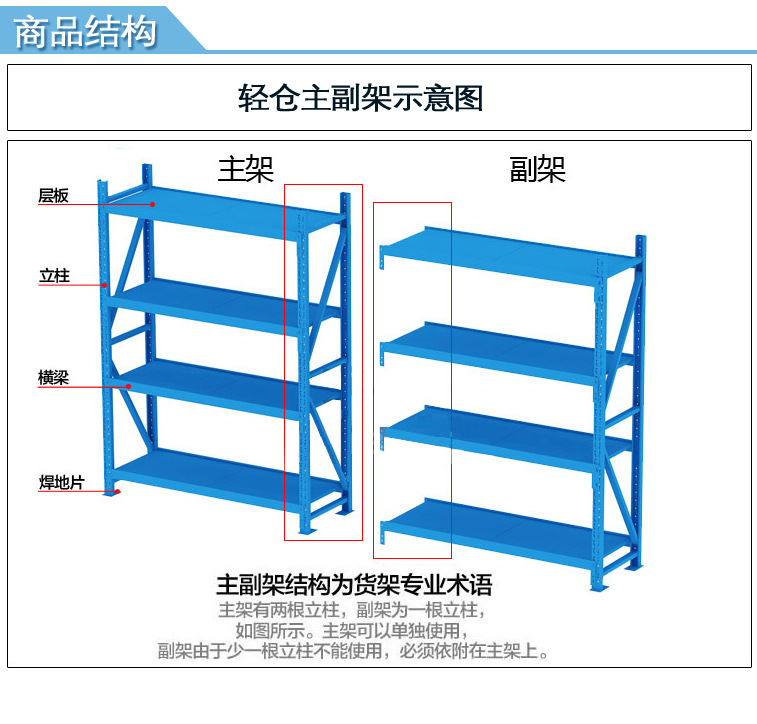 铁架子仓储货架销售 1200*300*2000三层 厂家特价 供应天津货架