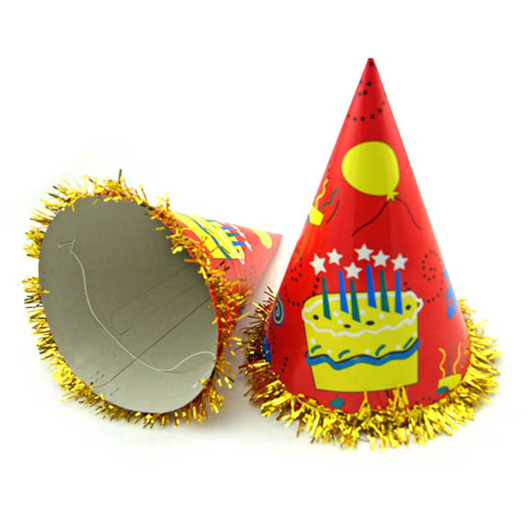 儿童生日帽生日party用品纸帽子一次性生日帽生日party圣诞帽