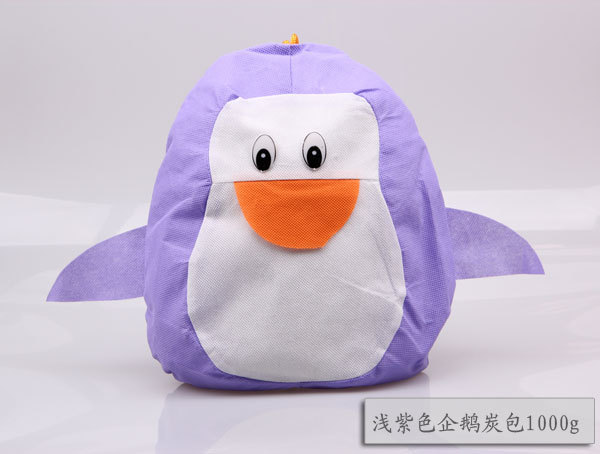 厂家直销 企鹅竹炭包 空气净化家居车载炭包 1000g 可贴牌印logo