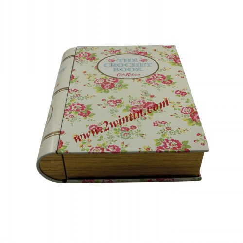 高档长方形书本形马口铁盒