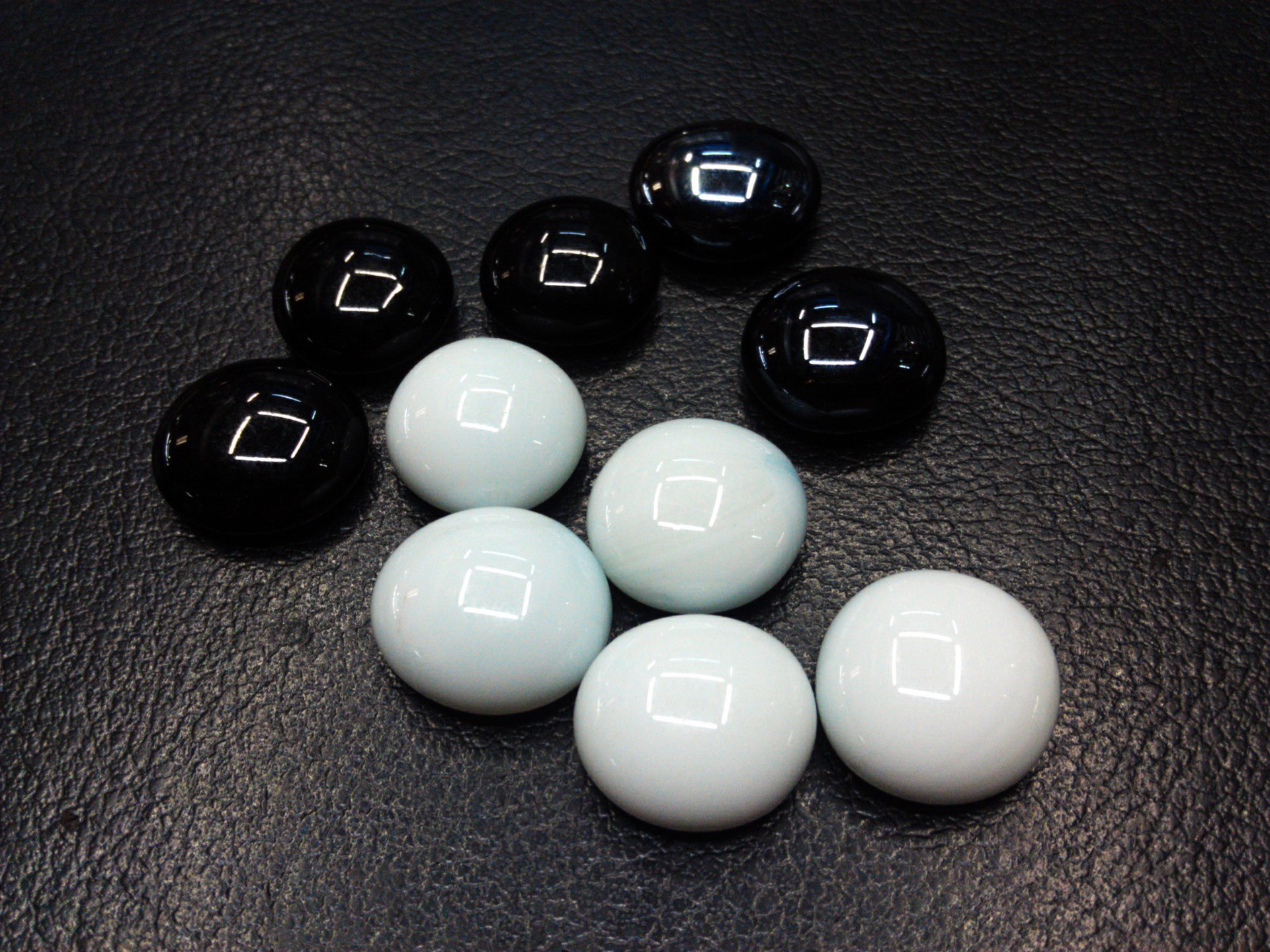 黑白玻璃围棋子 教学围棋子 厂家直销 支持混批