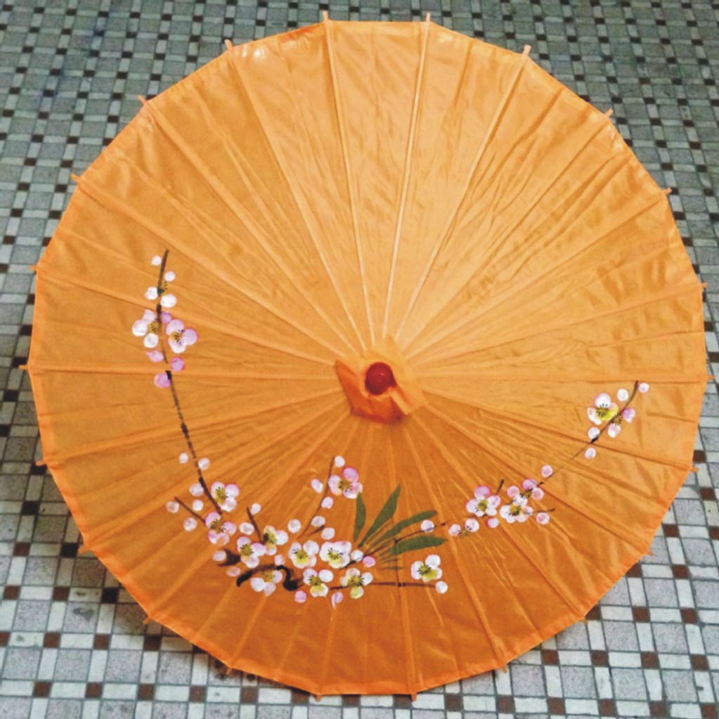 半径42cm【彩色小布伞】多色,手绘图案,质量优