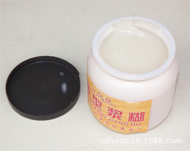 红梅牌400克塑料瓶文具浆糊高粘度香糊天然淀粉植物大瓶浆糊