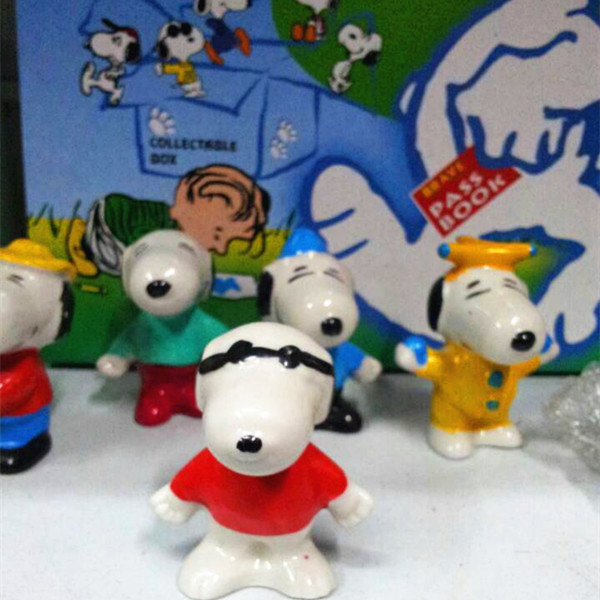 snoopy套装珍藏版 新奇特陶瓷公仔 史努比公仔 家居摆件图片_2
