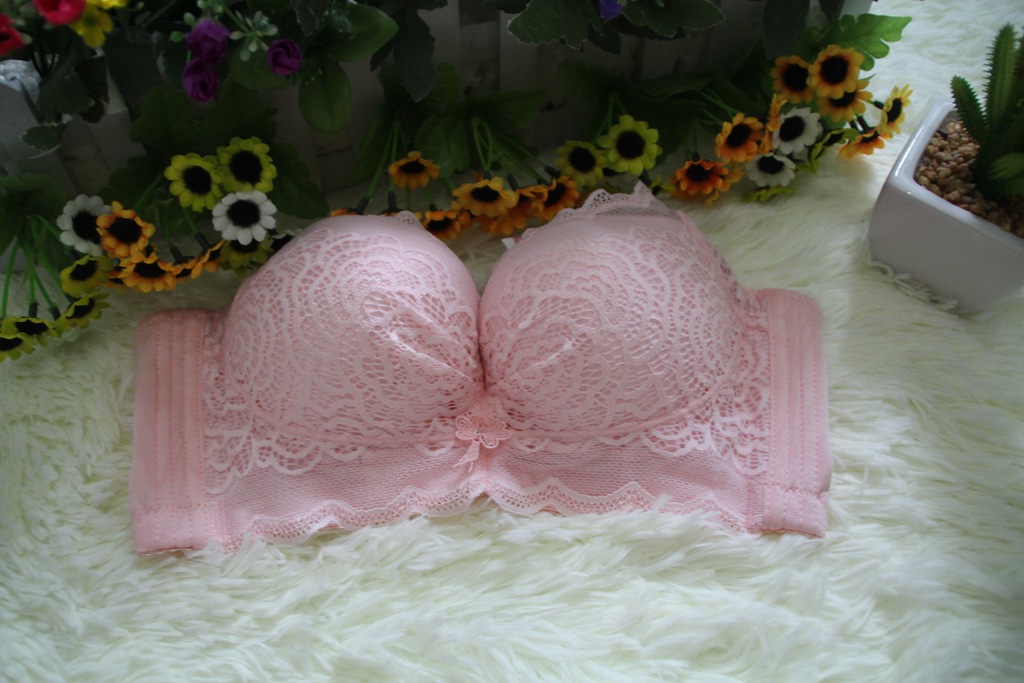 女士内衣文胸批发 淇姝修正形沙网印花文胸1311 聚拢定型