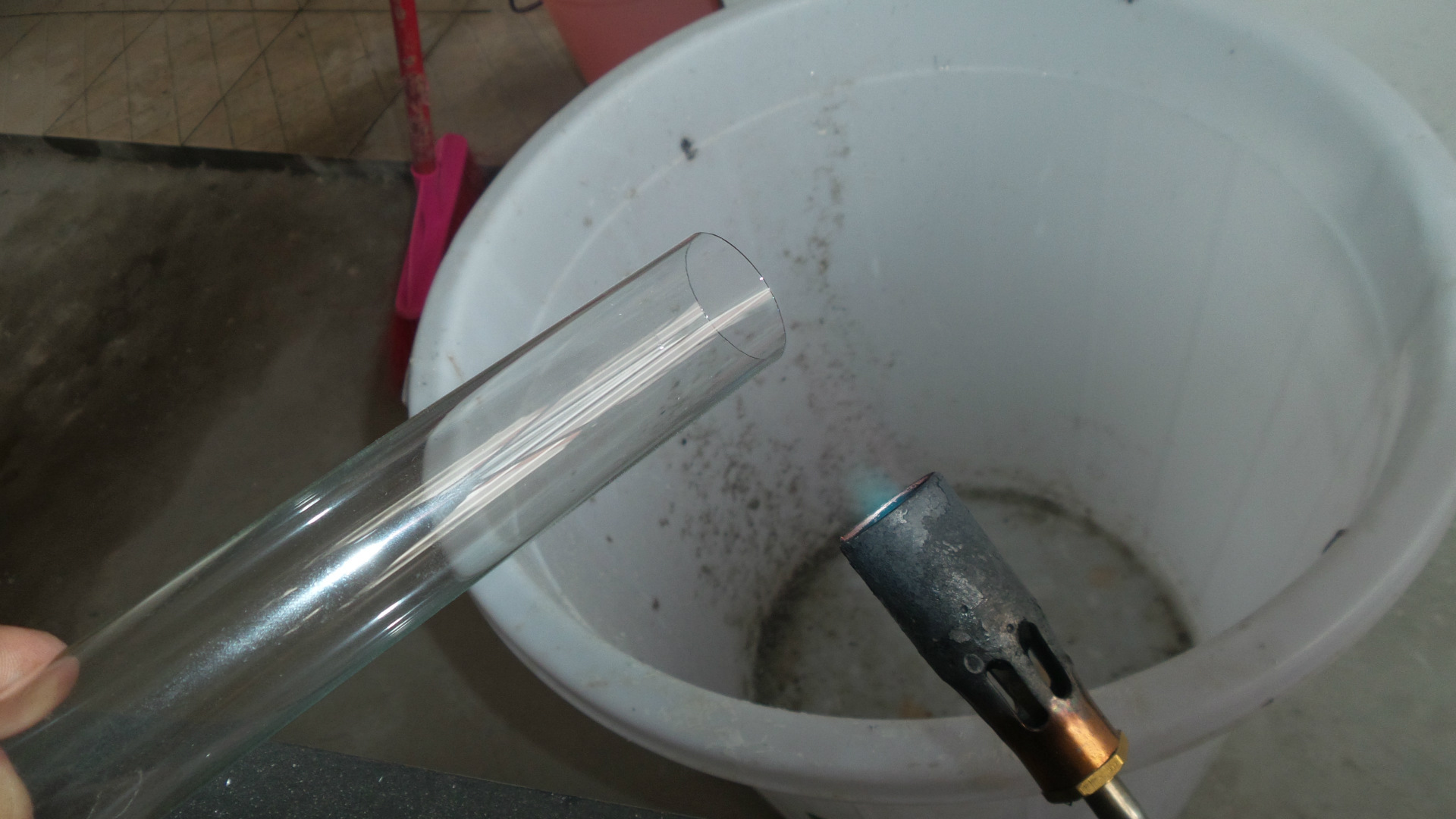 管中管,led管t8t9t10灯管玻璃管切割烧口设备,高精手工改管机械