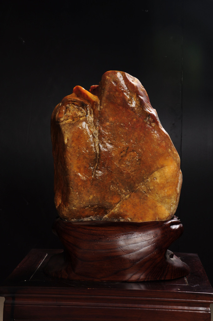 松鹤延年 黄蜡玉