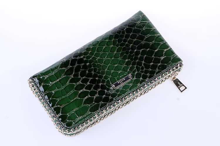 【孙氏风度】2013新款蟒蛇纹长款女士钱包女士皮夹手拿包手机包