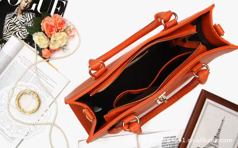 韩国kling 时尚休闲 手拎 斜挎 定型女士包 k1008