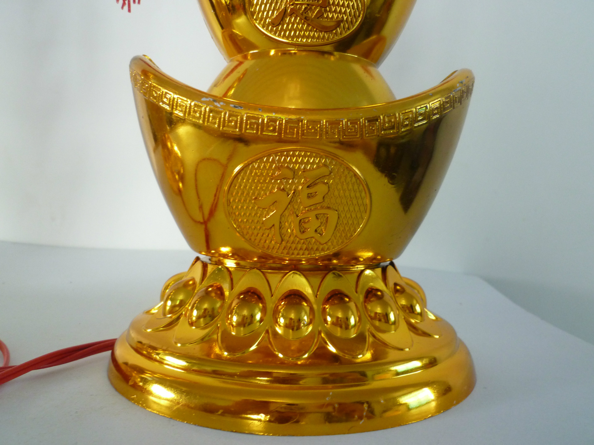 特大元宝灯 如意牌佛教元宝灯 一对装 厂家直销 真空镀金工艺