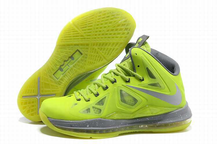 詹十代nba全明星篮球鞋 小皇帝lebron 10代詹祭适夷谡窖 荧光绿