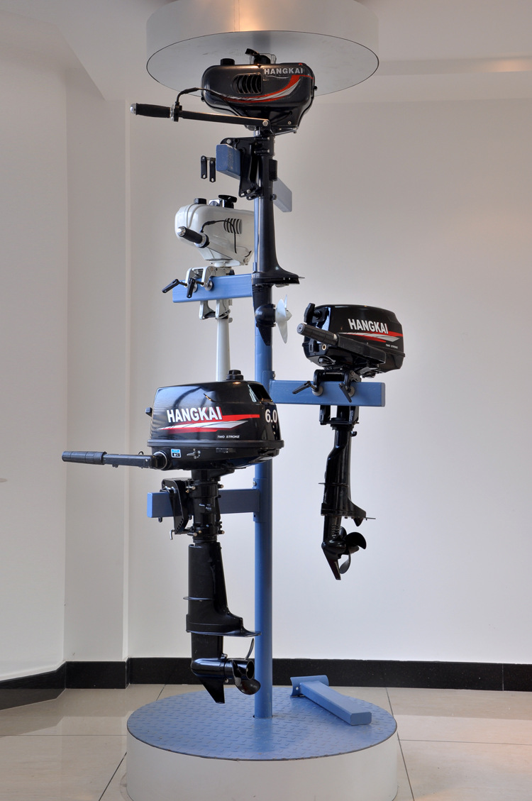 航凯2冲6马力船外机马达舷外机船挂机 2人4人6人充气橡皮艇冲锋舟