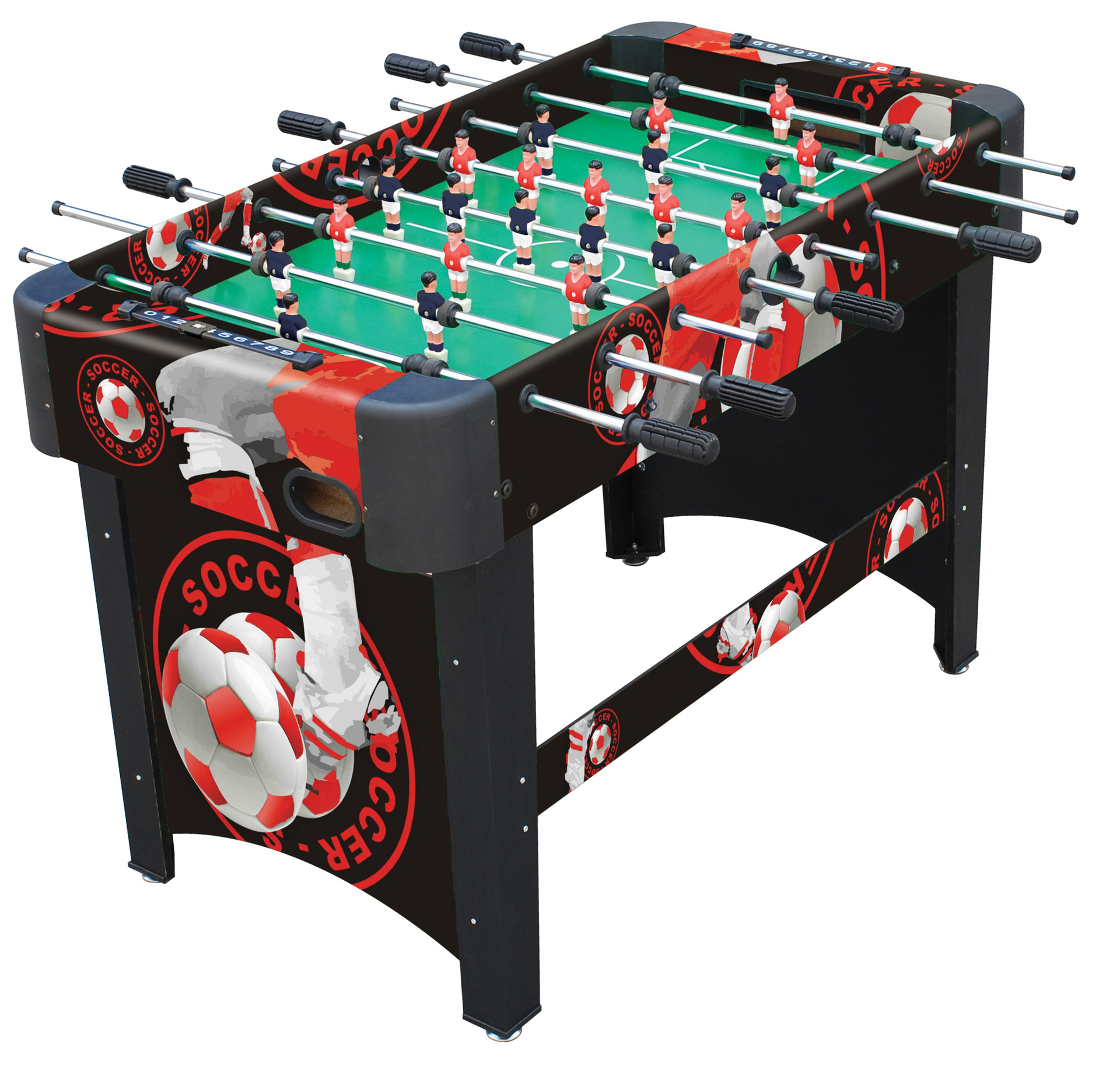 新款立体足球桌 厂家直销 订做户内外足球桌 游戏桌 桌上足球台