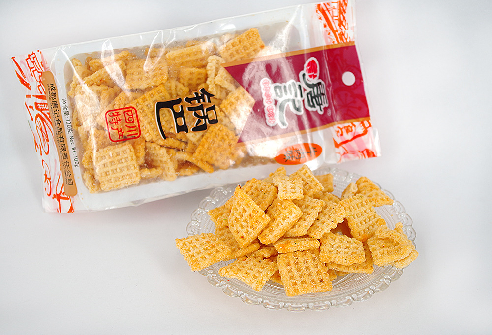 四川特产 休闲食品 唐记加蛋锅巴100g 香甜可口零食批发