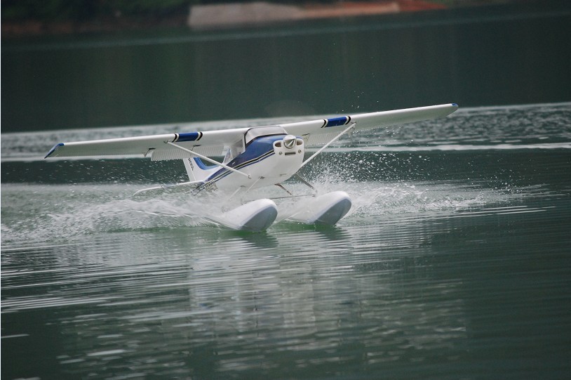 超大塞斯纳 固定翼飞机 六通道 遥控飞机 水陆飞机 航模 模型epo