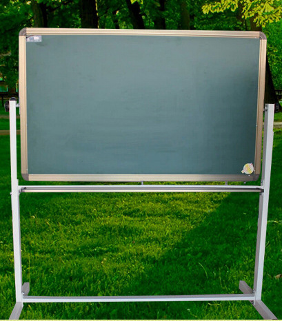 厂家定制 支架翻转移动黑板 立式教学黑板