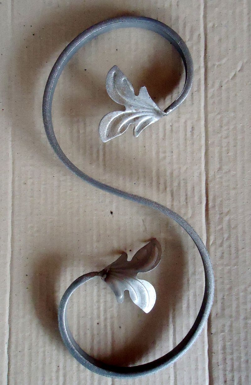 铁艺标准弧,铁艺s弯花,铁艺弯花配件厂家直销