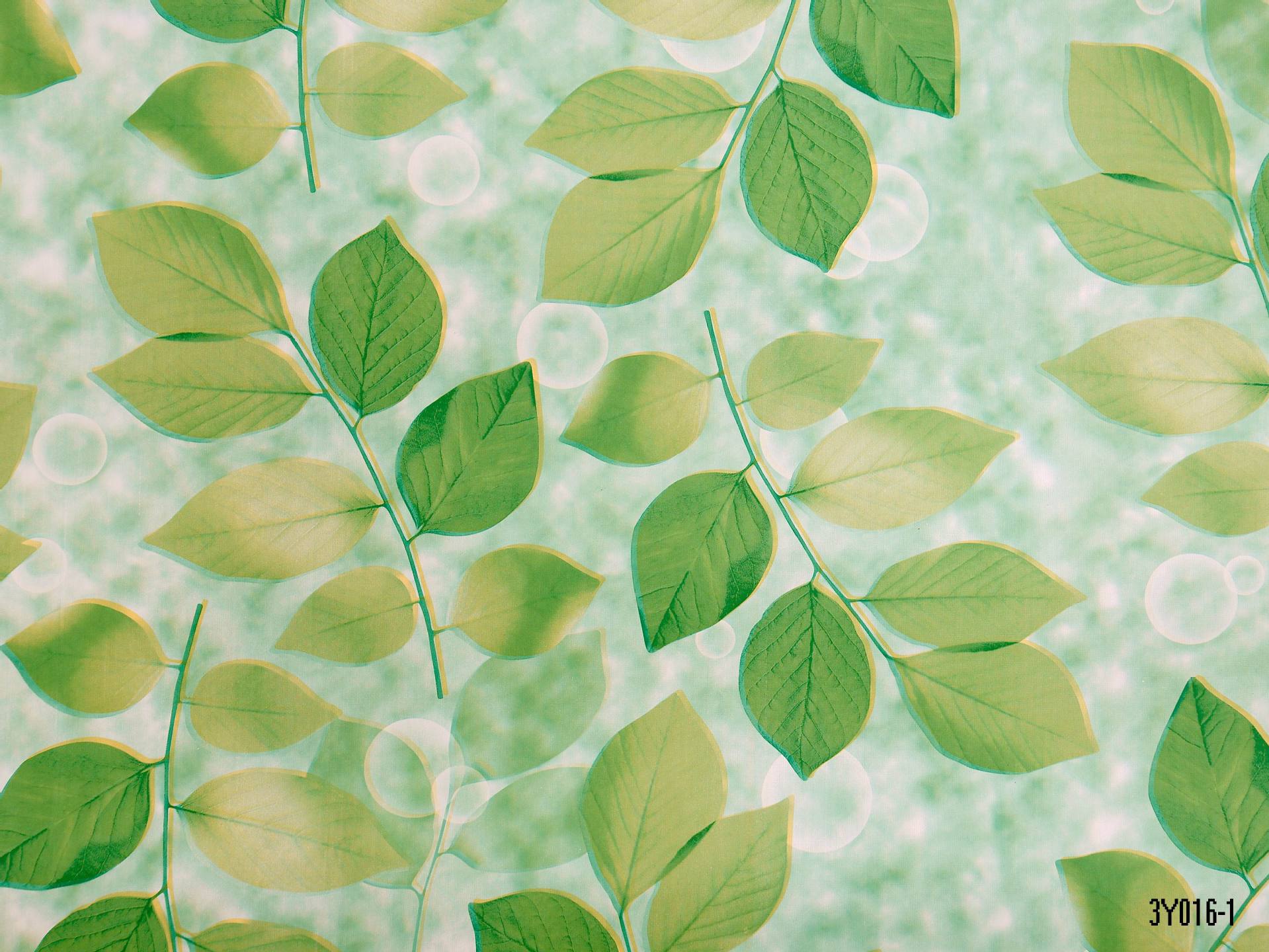 厂家直批高档pvc即时贴爬墙的叶子 绿叶子家居田园艺术自粘墙纸