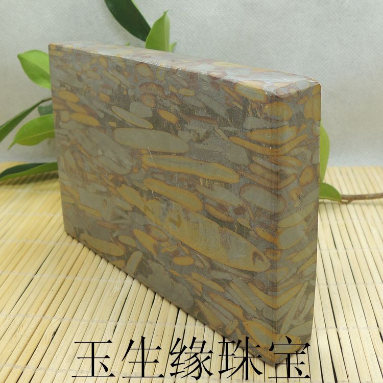 玉生缘 天然五彩女娲石镇宅砖批发 本店满1000元包邮 石佛寺批发