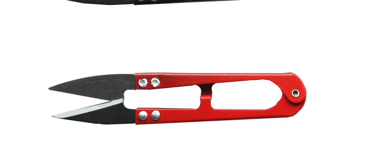 【u型剪刀 家用小剪刀剪线头用 迷你裁缝缝纫服装十字绣纱剪刀批发】