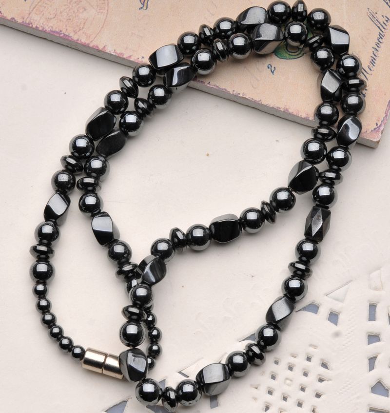 厂家批发 正品磁石 圆形 项链一物一图实拍y110y36