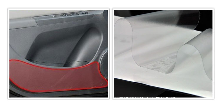 n-455现货批发犀牛皮车门贴别克英朗内门保护贴膜英朗门板保护膜