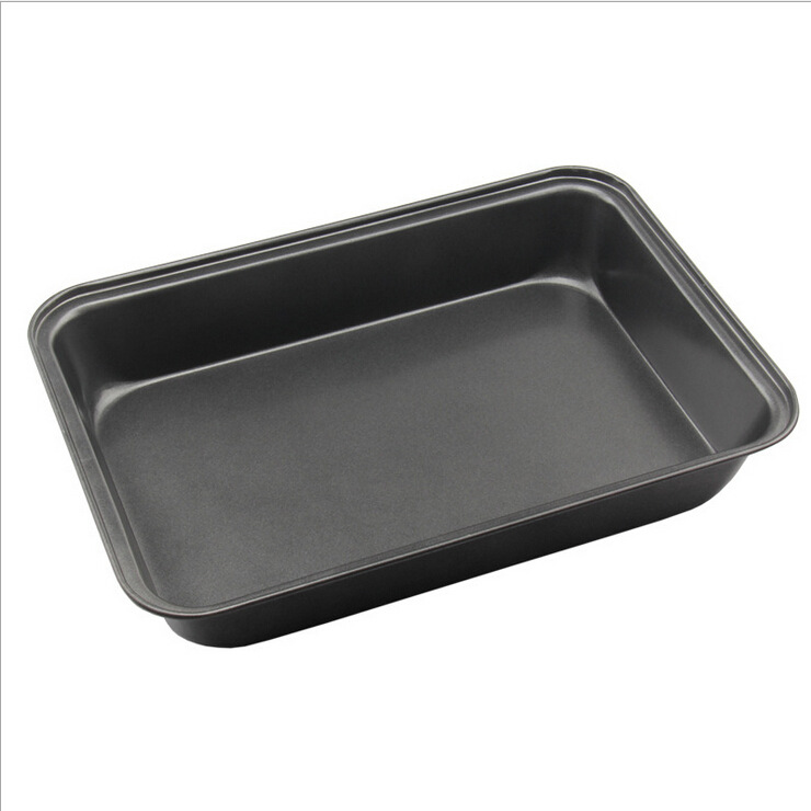 批发采购烧烤盘-幸福的滋味 烤鸡烧烤盘 批发长方形烤盘 小号不粘烤盘