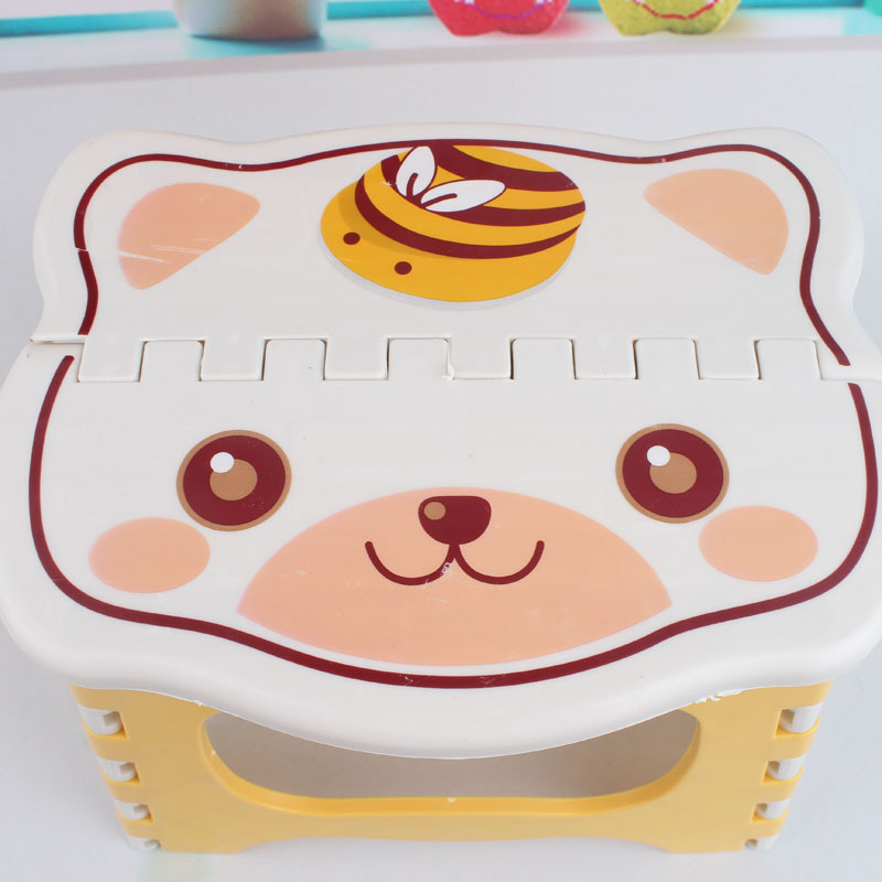 卡通折叠凳子便携式小板凳矮凳马扎户外小凳子塑料可折叠 a2846