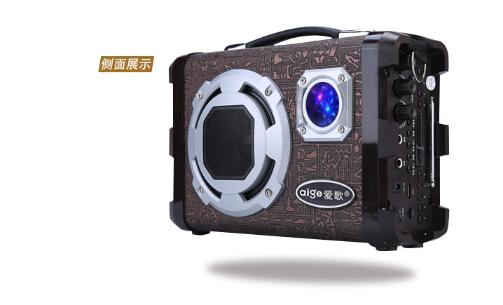 戴乐q69户外广场舞音箱移动插卡多媒体音响大功率长续航带收音机