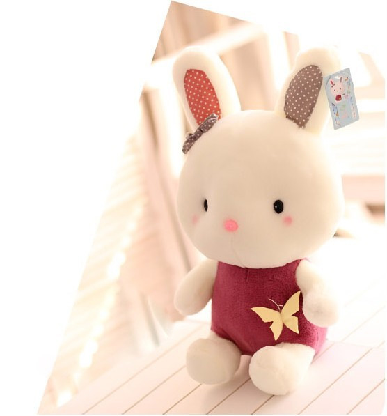婚庆小礼品趴趴兔可爱蝴蝶兔子毛绒玩具公仔特大号娃娃生日礼品