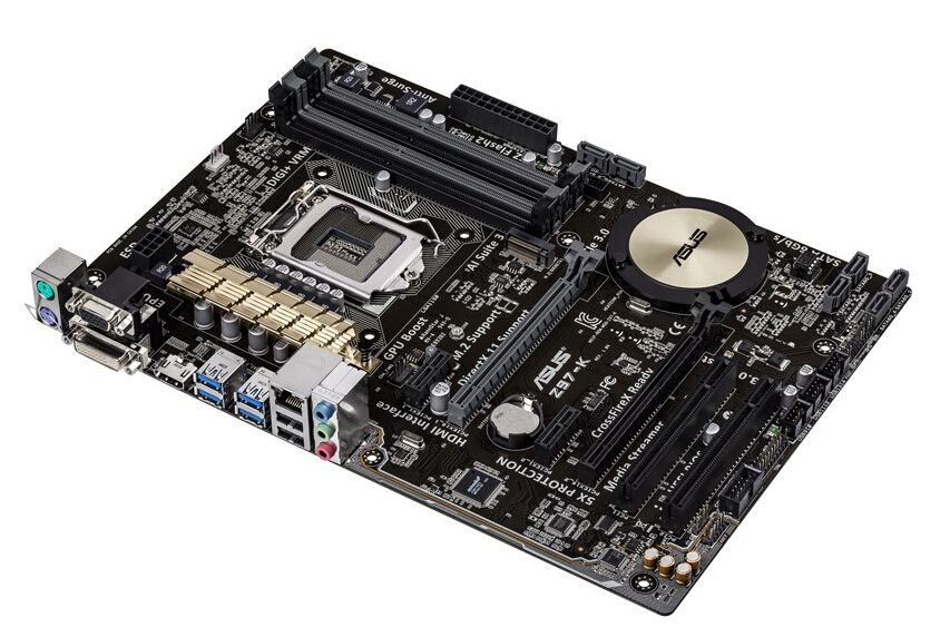 asus 華碩 z97-k 加強版lga1150針電腦主板 豪華大板 全新正品