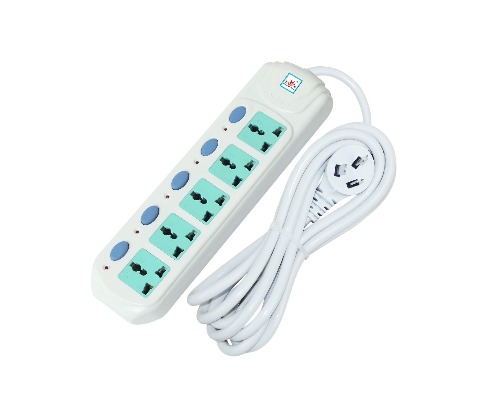 创雅插座2319电源插线板拖线板3米/5米插排接线板