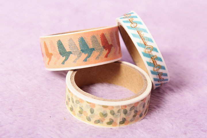 批发斯普维加天天手工和纸胶带套装 3卷入 多款精美图案和纸胶带