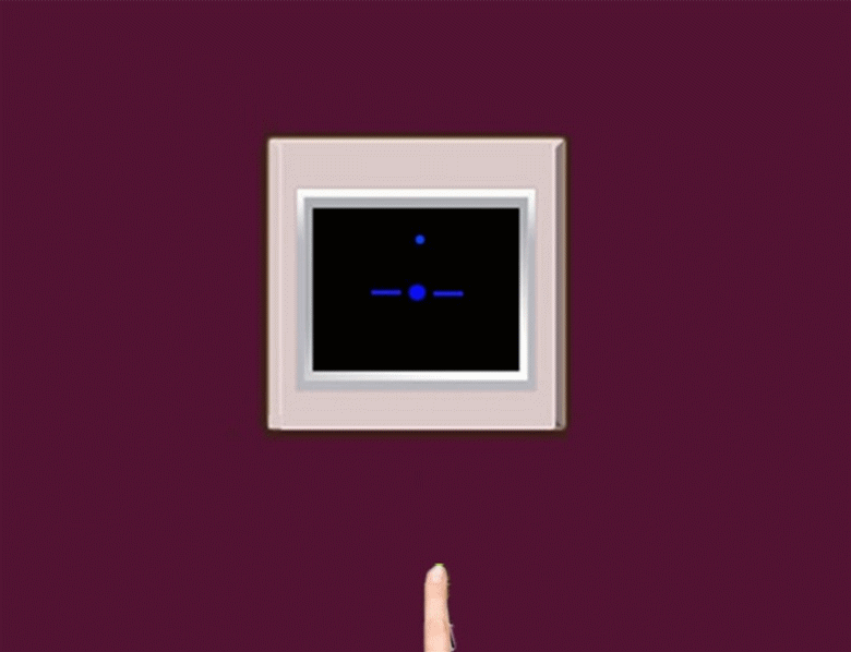 86型无线触摸成品面板,触摸开关