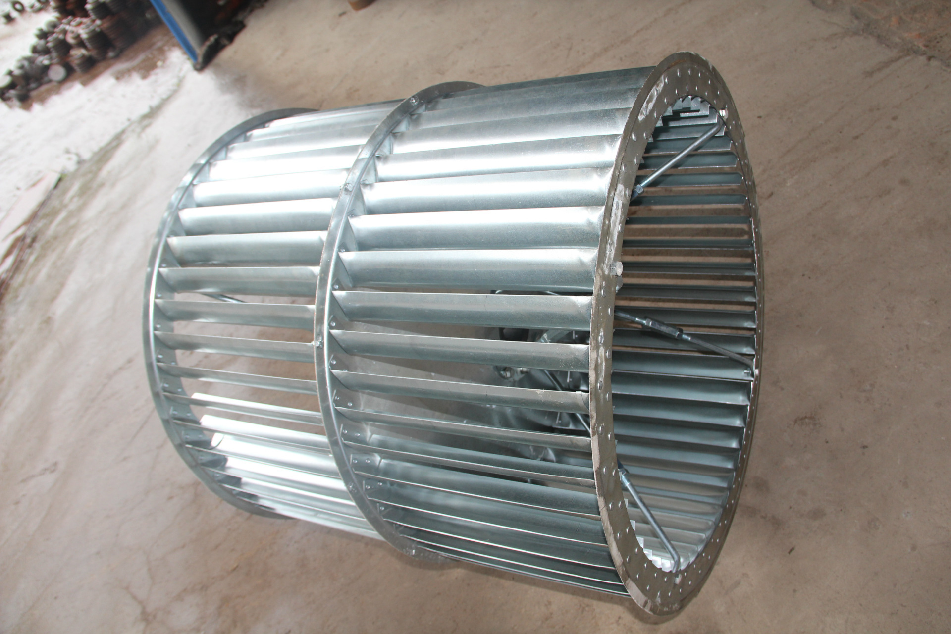 优质厂家直销柜式风机风叶 多翼式离心风轮 风机叶轮